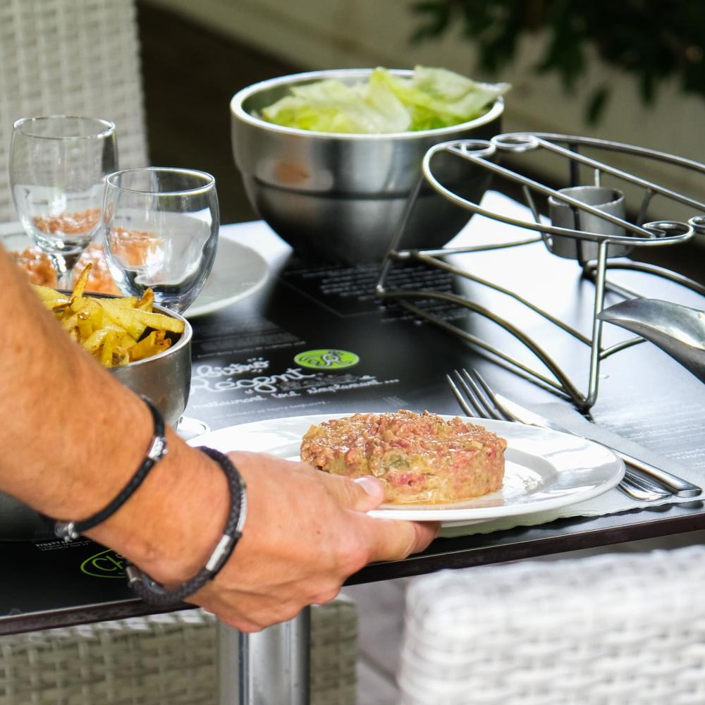 repas en terrasse