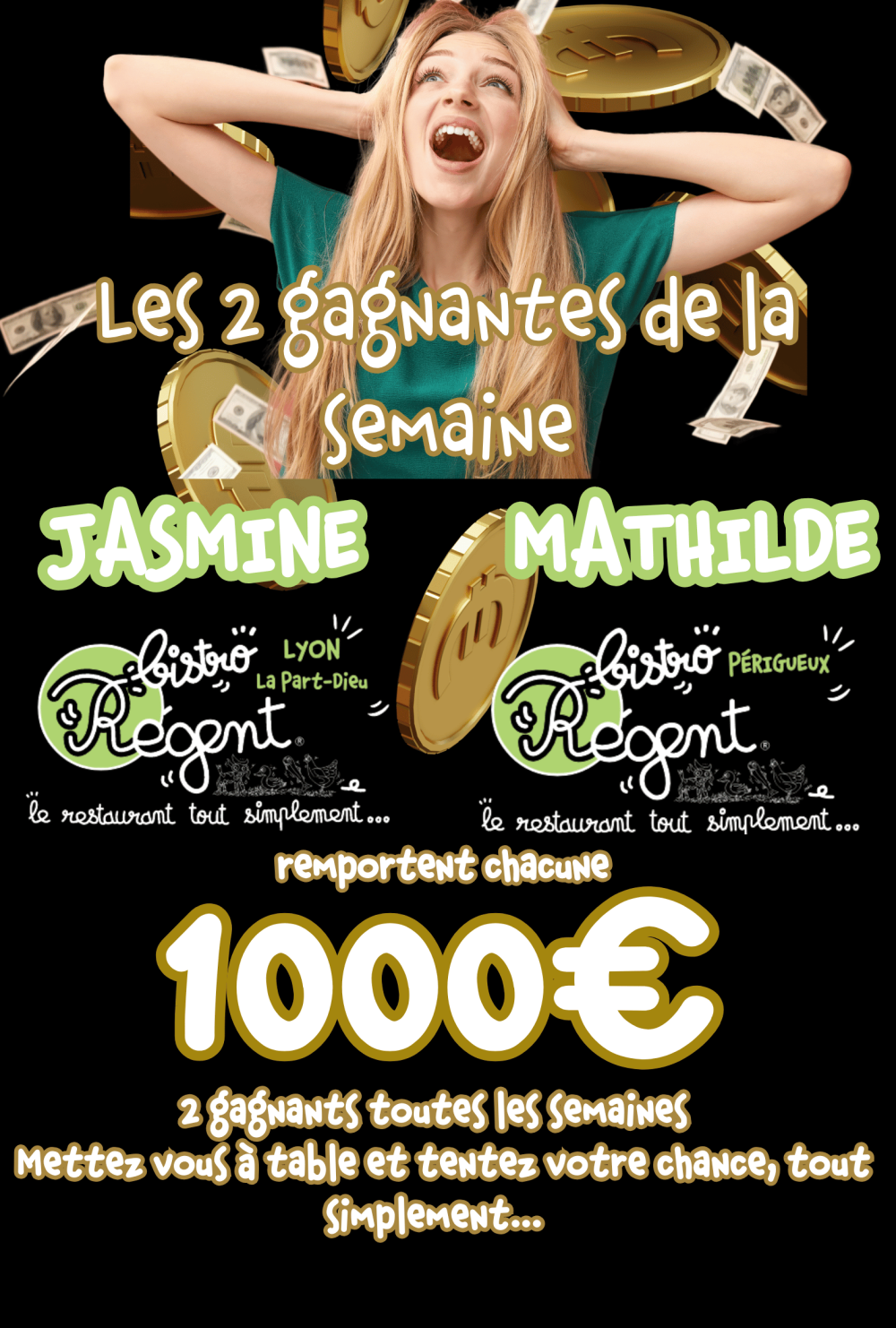 GAGNANTS DE LA SEMAINE (3)