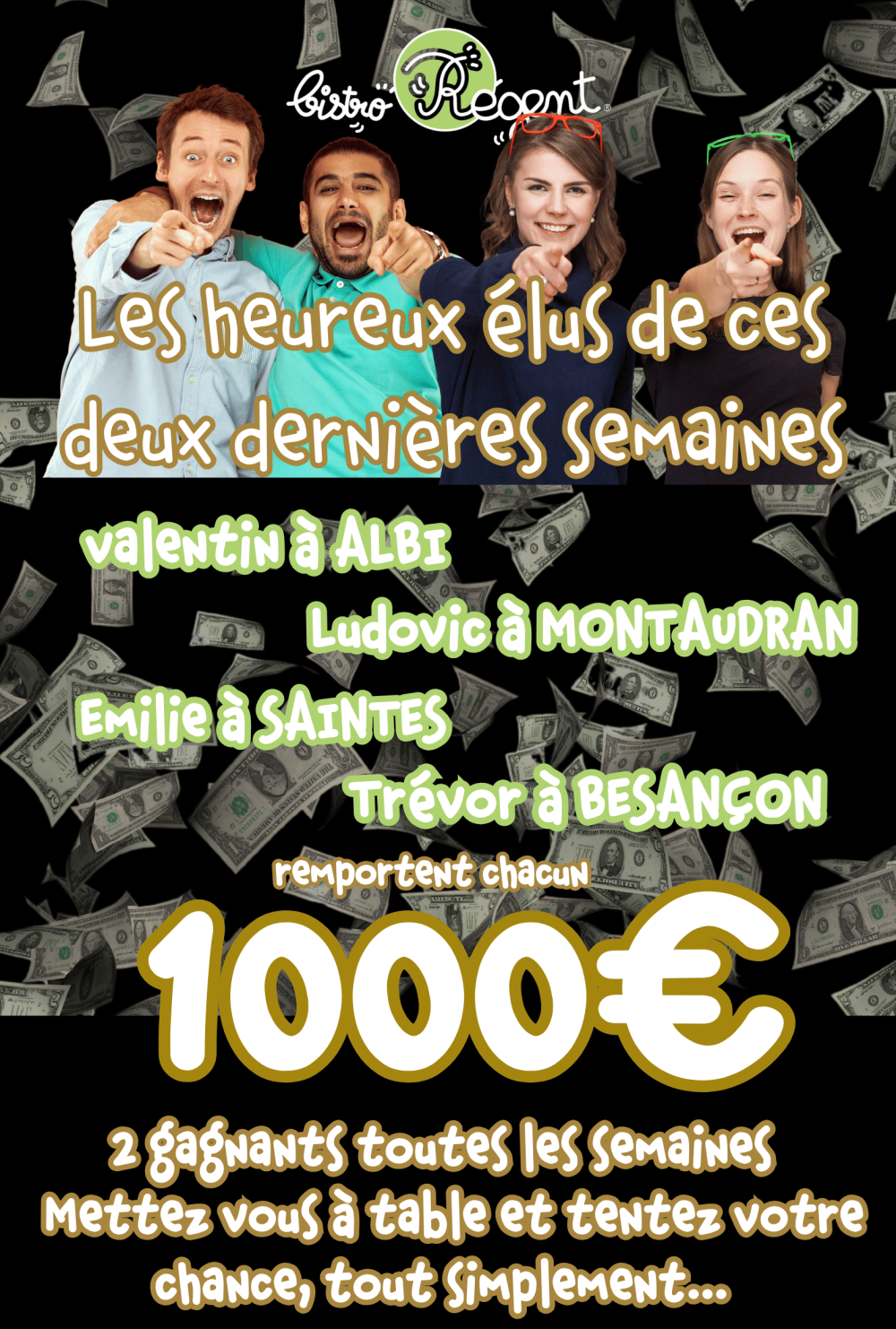 GAGNANTS DE LA SEMAINE (11)