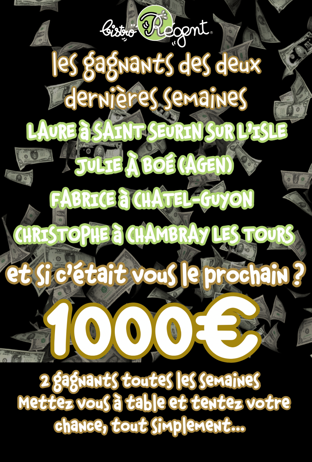 les gagnants de ces deux dernières semaines (3)